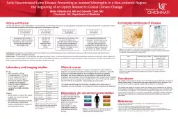 Early Disseminated Lyme Disease Presenting as Isolated Meningitis in a Non-endemic Region: