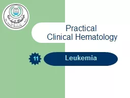 PPT-Leukemia Practical Clinical Hematology