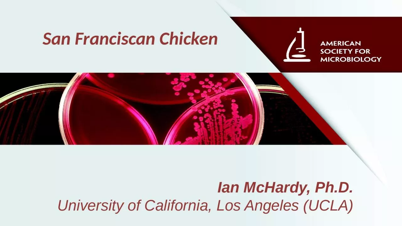 Ian  McHardy , Ph.D . University of California, Los Angeles (UCLA)