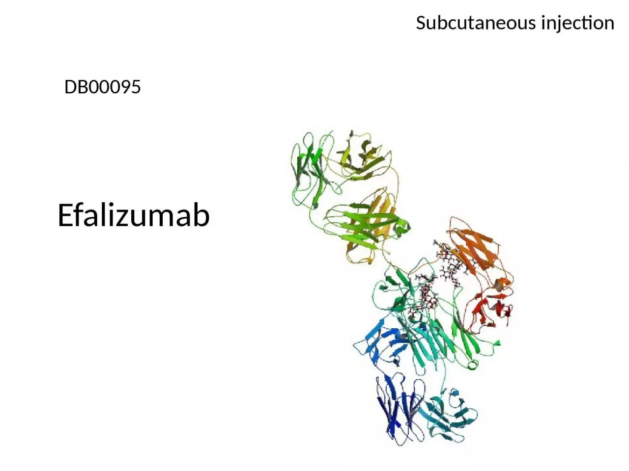 Efalizumab Subcutaneous injection
