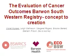 Evaluation of Cancer Outcomes