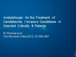 PPT-Anidulafungin for the Treatment of