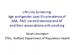 Life Line Screening: Age