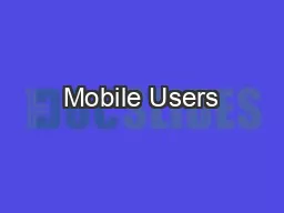 Mobile Users