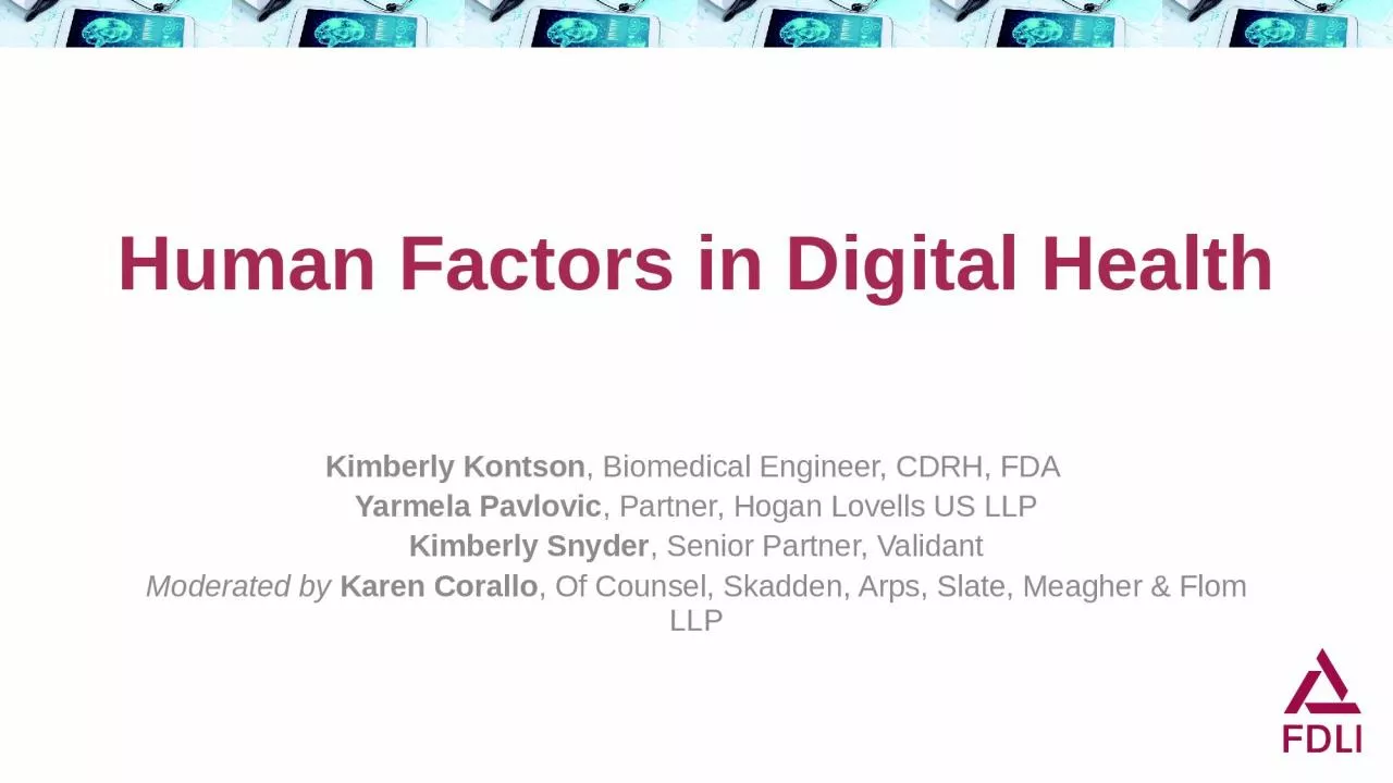 PPT-Human Factors in Digital Health