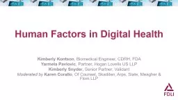 Human Factors in Digital Health