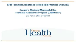 EHR Technical Assistance to Medicaid Practices