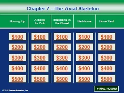 Chapter 7 – The Axial Skeleton