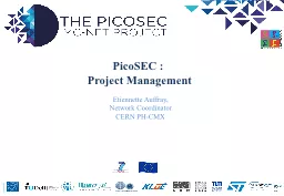 PicoSEC   :  Project Management