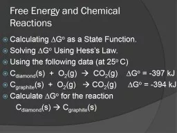 Free Energy and Chemical Reactions