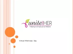 Virtual Wellness Day  Introduction