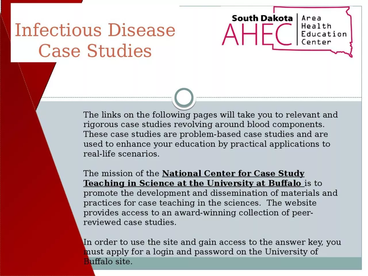Infectious Disease Case Studies