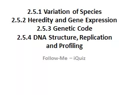 2.5.1 Variation  of Species