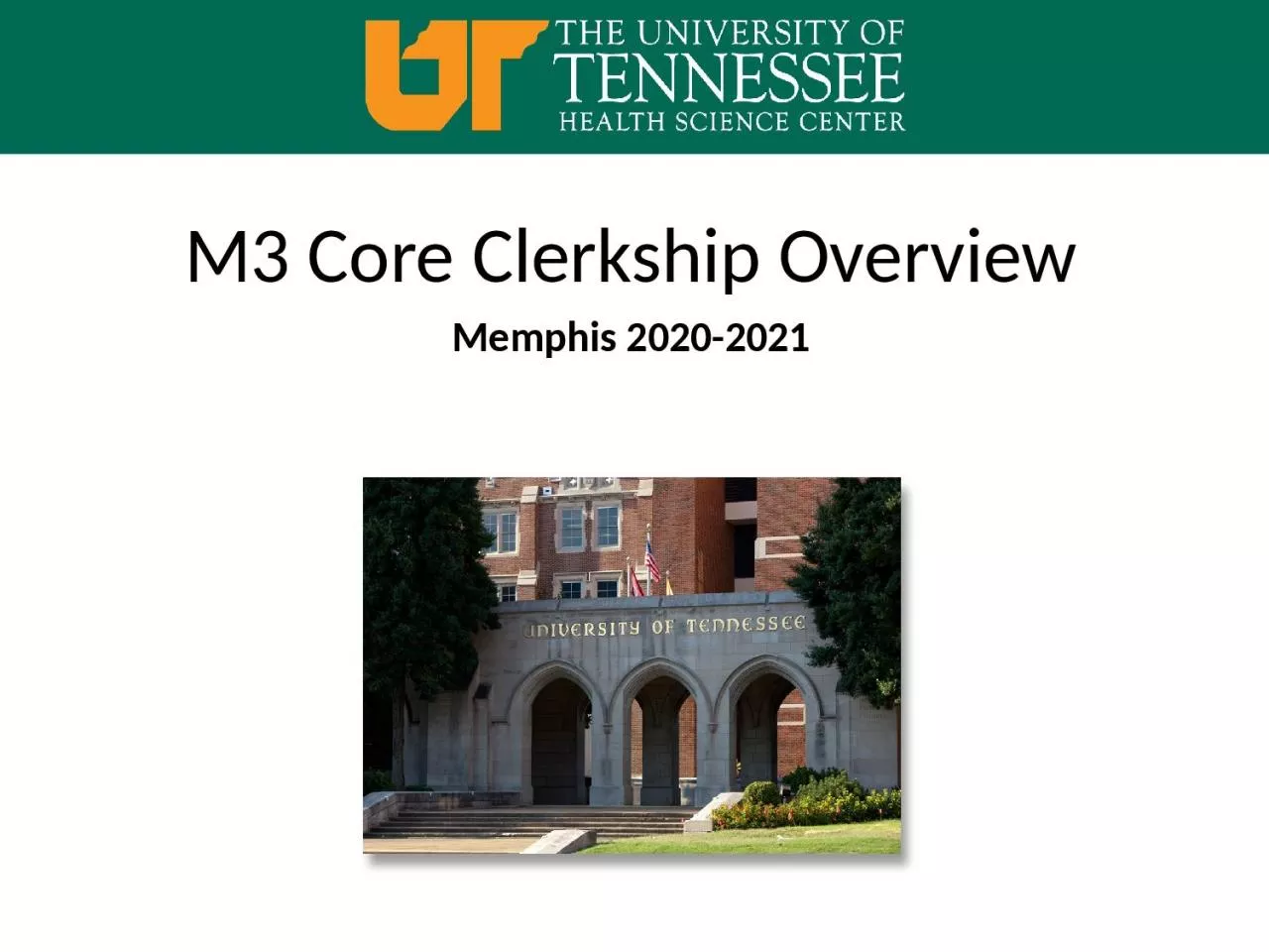 M3 Core Clerkship Overview