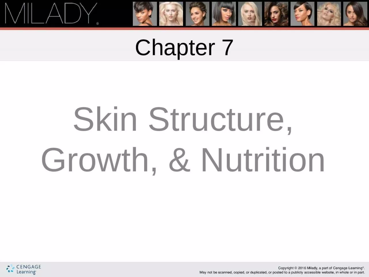 Chapter 7 Skin Structure, Growth, & Nutrition