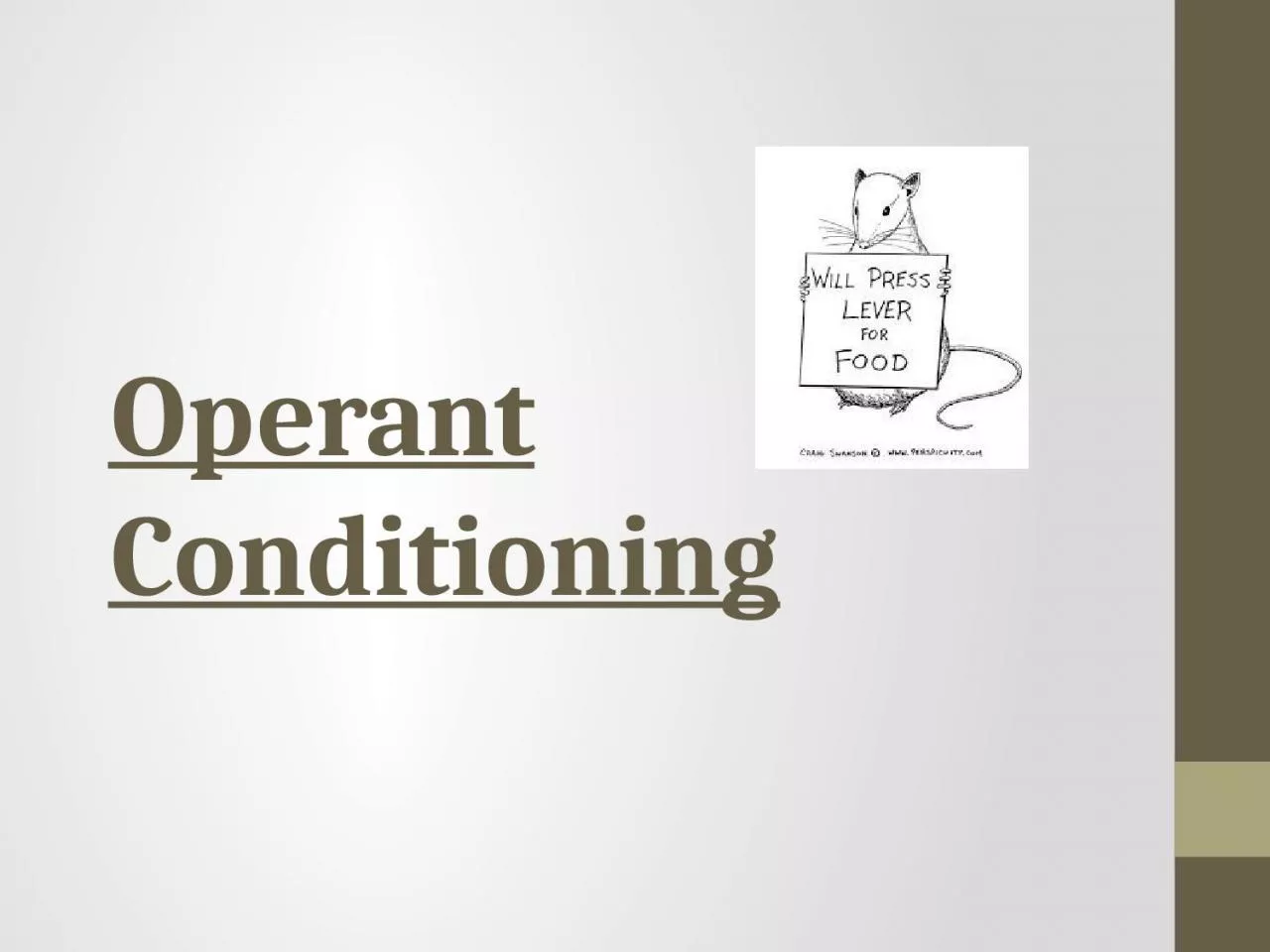 Operant Conditioning Links