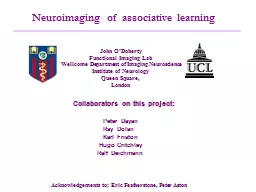 PPT-Neuroimaging of associative learning