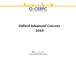 Oxford  Advanced  Courses 2019