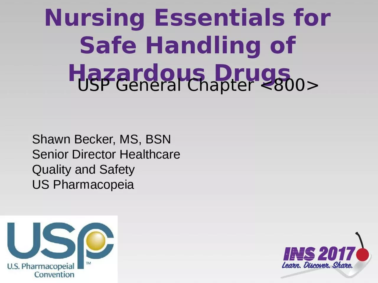 Nursing Essentials for Safe Handling of Hazardous Drugs