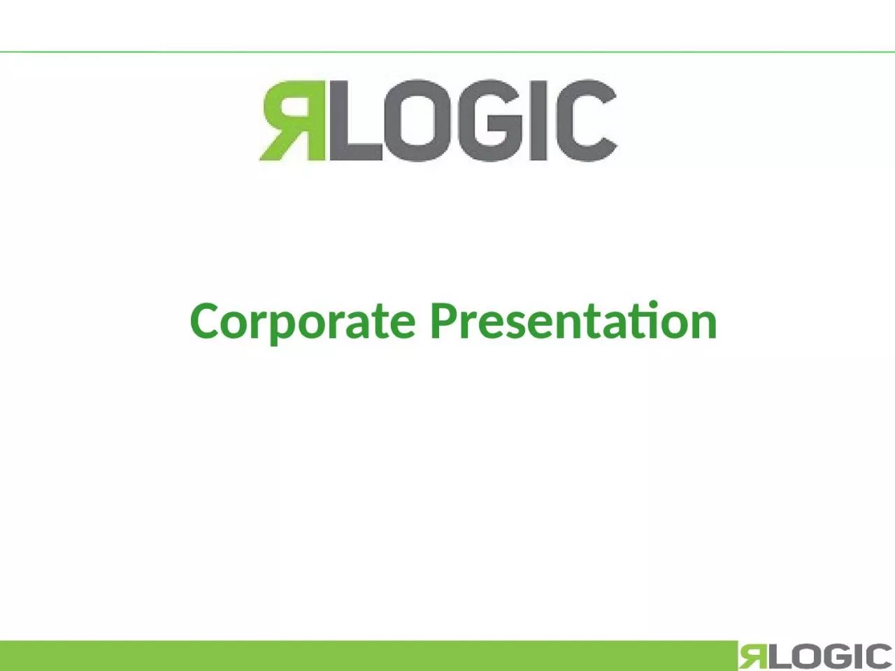 Corporate Presentation A leading Reverse Logistics  &