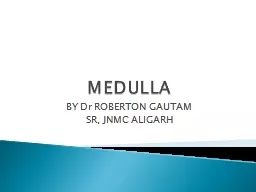 MEDULLA  BY Dr ROBERTON GAUTAM