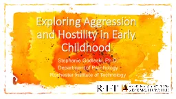 Exploring Aggression and Hostility in Early Childhood