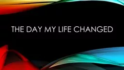 The Day my life changed My journey towards special needs and disability ministry