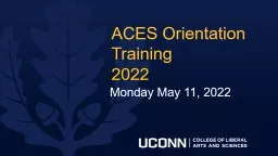 ACES Orientation Training