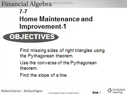 Slide   1 7-7 Home Maintenance and Improvement-1