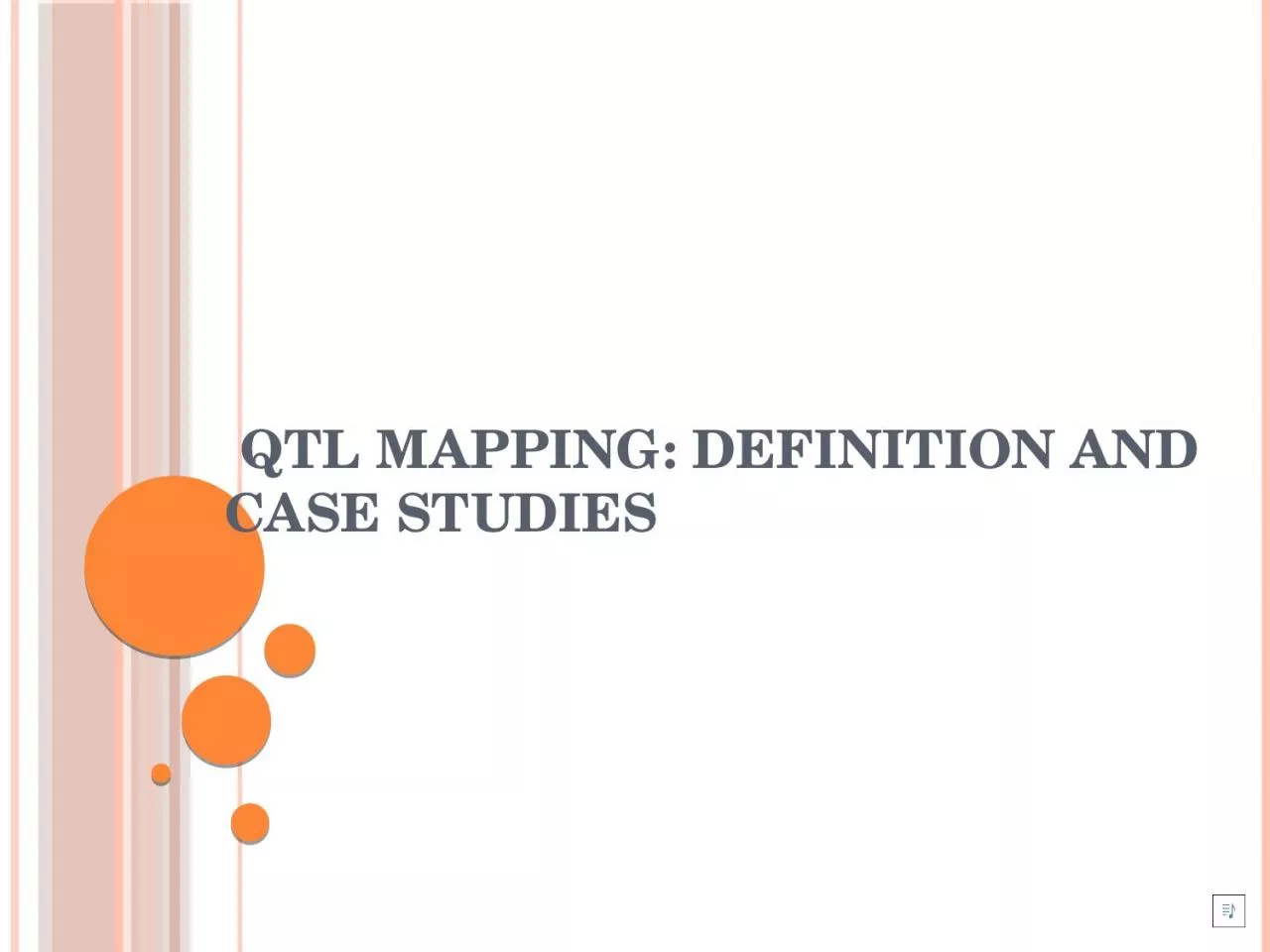 QTL mapping: Definition and case studies