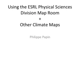 Using the ESRL Physical Sciences Division Map