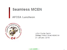 Seamless MCEN AFCEA Luncheon