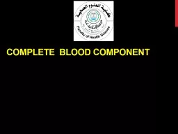 Complete  Blood Component