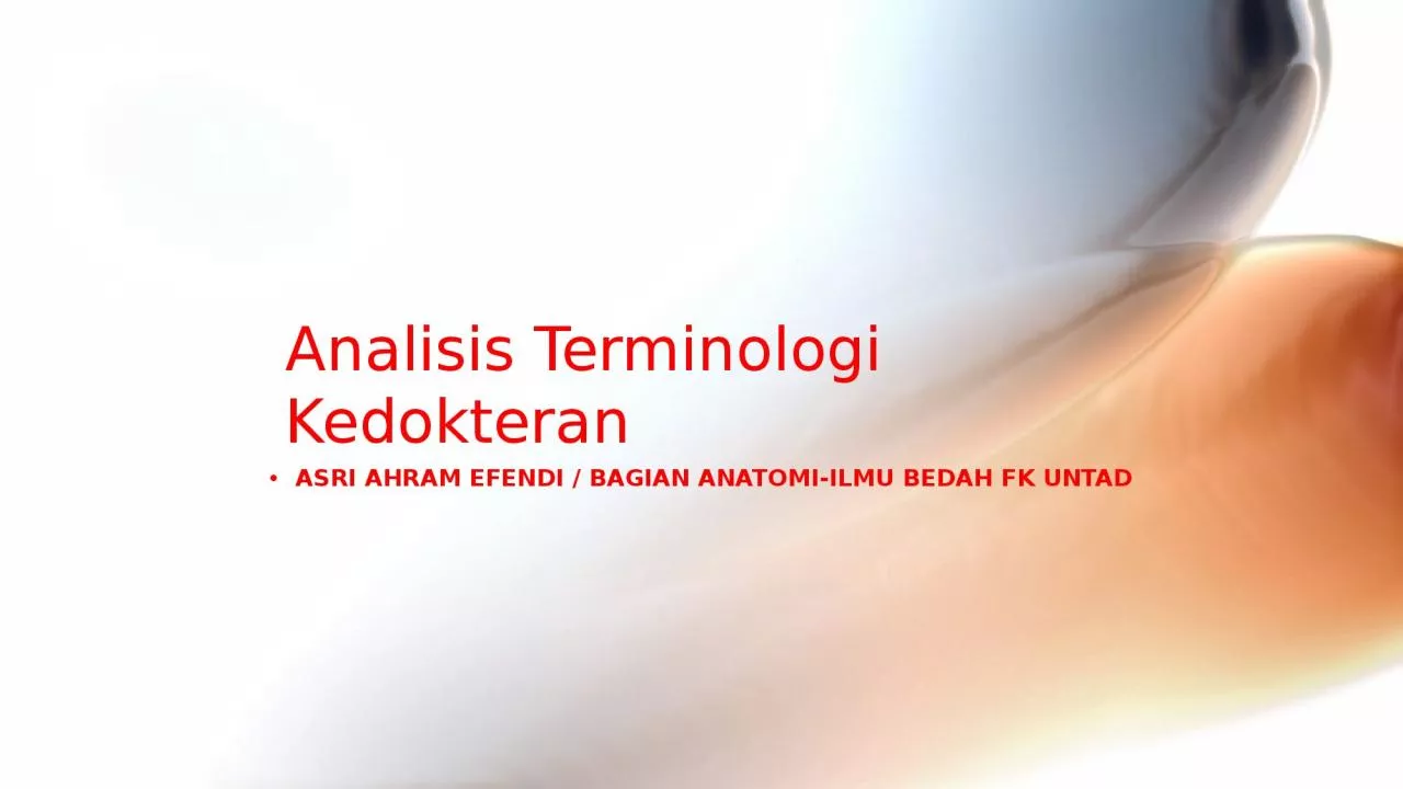 PPT-A SRI AHRAM EFENDI / BAGIAN