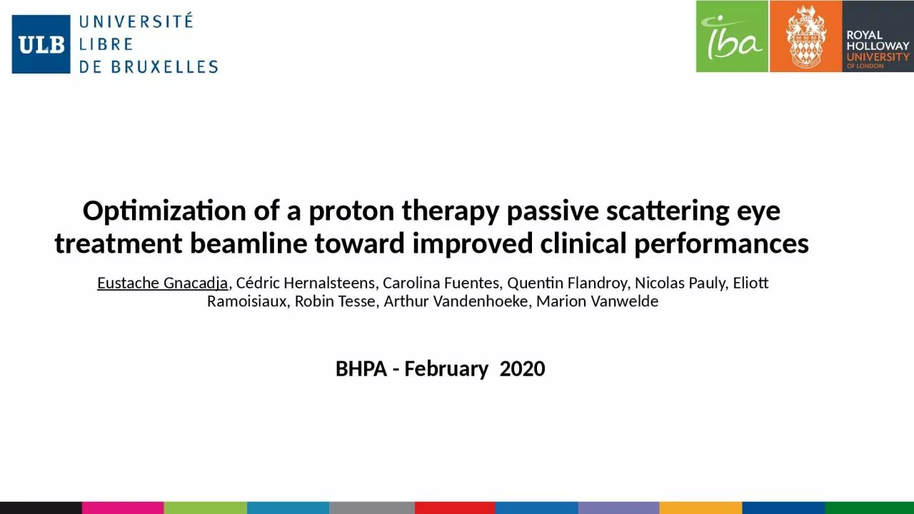 PPT-Optimization of a proton therapy passive scattering eye treatment beamline toward improved