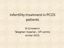 Infertility treatment in PCOS patients