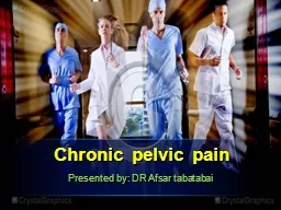 Chronic pelvic pain Presented by: