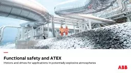 Functional safety and ATEX