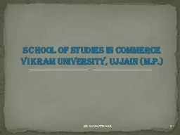 SCHOOL OF STUDIES IN COMMERCE