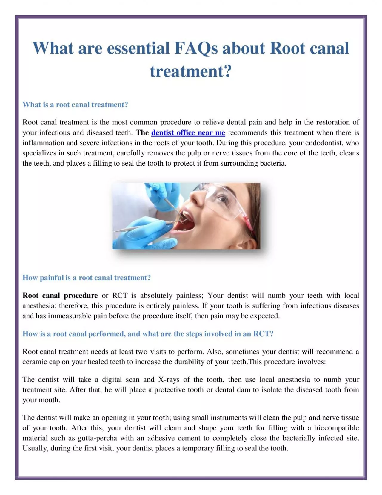 PDF-What are essential FAQs about Root canal treatment?