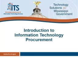 www.its.ms.gov Introduction to