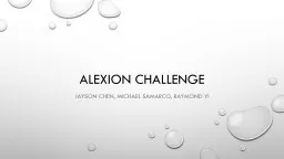 Alexion Challenge Jayson Chen, Michael