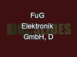 FuG Elektronik GmbH, D