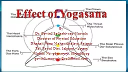 Effect of  Yogasana   By