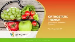 ORTHOSTATIC TREMOR Physiotherapy Treatment & Strategies
