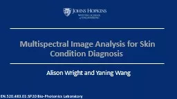 Multispectral Image Analysis for Skin Condition Diagnosis