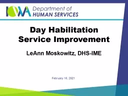 Day Habilitation  Service