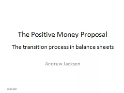 The Positive Money Proposal