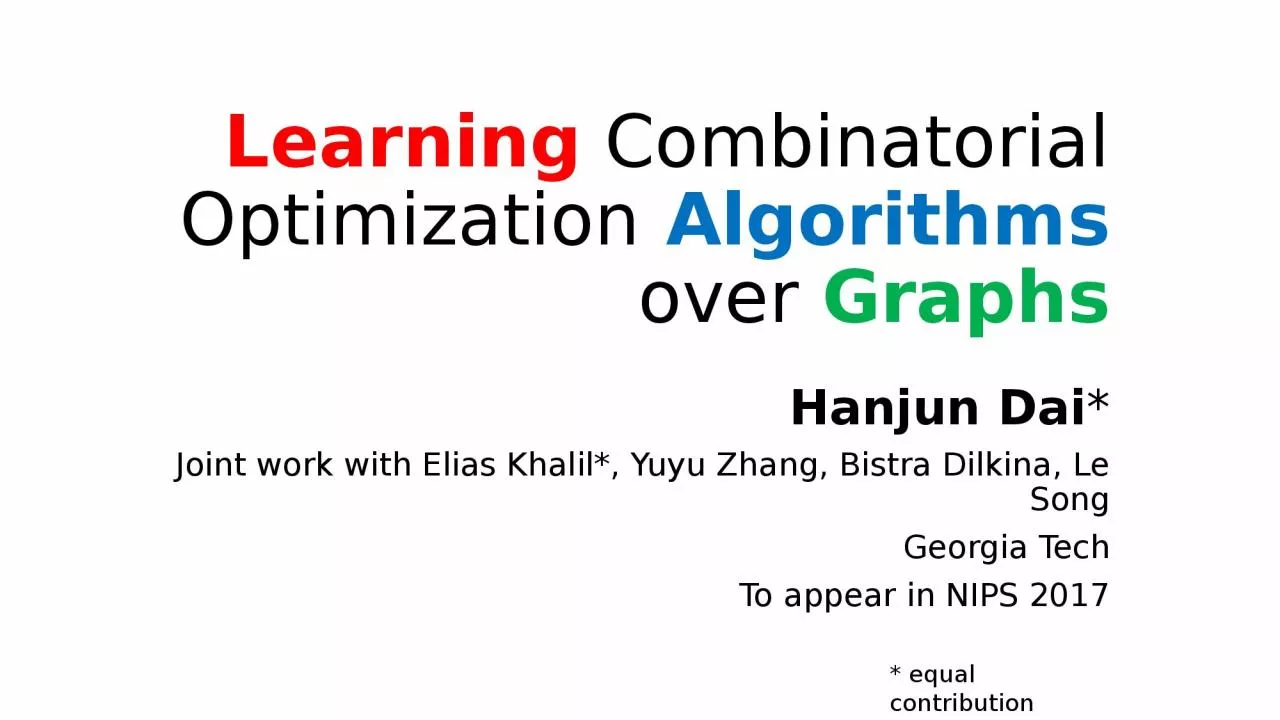 Learning   Combinatorial