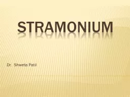 stramonium Dr.  Shweta Patil